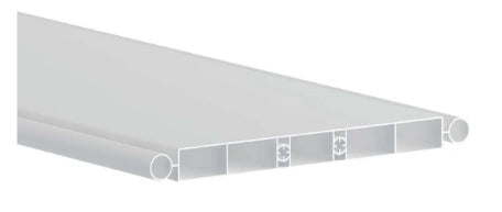 DOGA AGGIUNTIVA IN PVC PER PORTA A SOFFIETTO  cm.13x210 bianco    PINTO