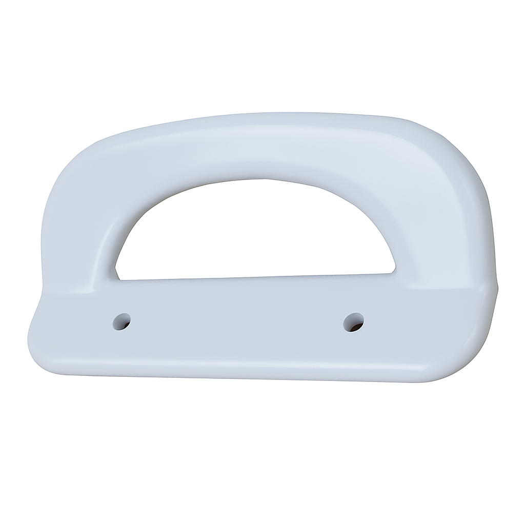 MANIGLIA PER PORTA SMERALDA A SOFFIETTO  Bianco     GIAVA