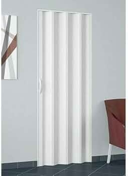 PORTA A SOFFIETTO 'RIGI' cm 82 x 210 - colore bianco  - KASART