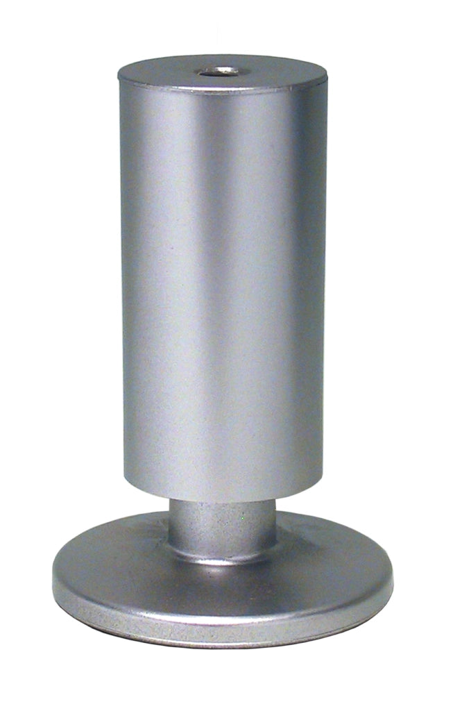 PIEDINO REGOLABILE ABS  90 MM P1807 ALLUMINIO- GS PLAST- 12,0 pz