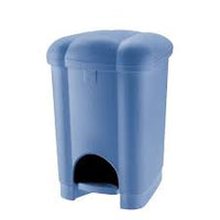PATTUMIERA CAROLINA APERTURA A PEDALE CON SECCHIO INTERNO- - cm.20x22,5x29,7 lt.6 azzurra - 4 pezzi TONTARELLI