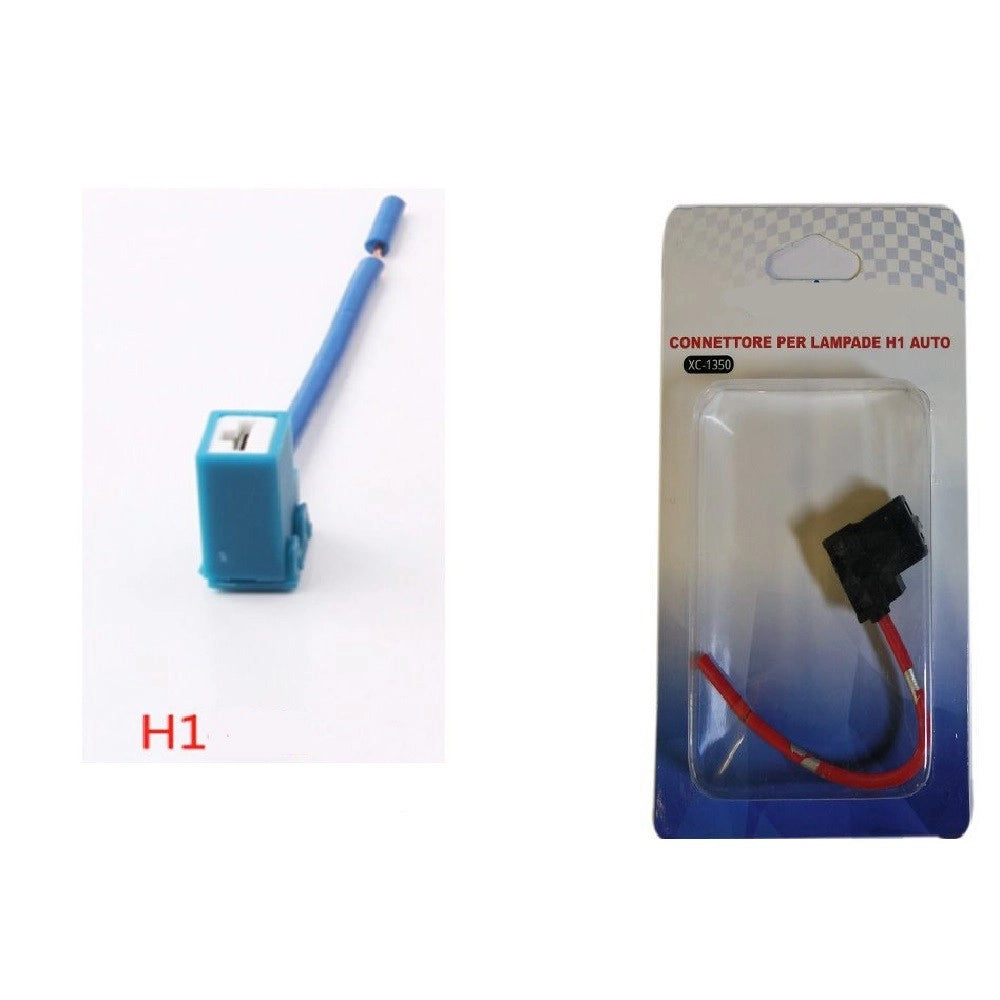 Trade Shop - Connettore Cavo Ricambio Lampada Attacco H1 Cablaggio Auto Moto Presa Xc-1350 -