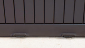 Baule portatutto in resina effetto legno con maniglie e rotelle Comfy Keter