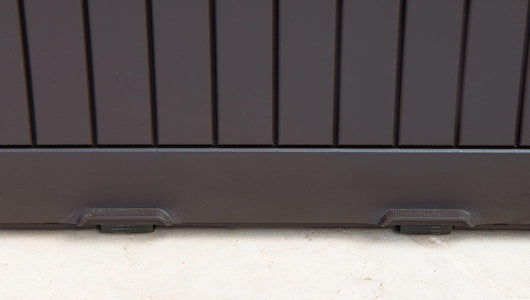 Baule portatutto in resina effetto legno con maniglie e rotelle Comfy Keter