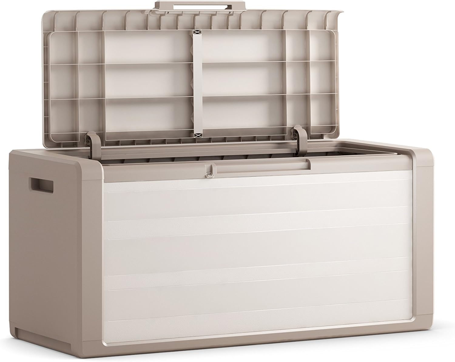 Baule portatutto in resina resistente con maniglie laterali e predisposizione lucchetto Gulliver Chest Keter