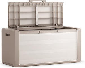 Baule portatutto in resina resistente con maniglie laterali e predisposizione lucchetto Gulliver Chest Keter