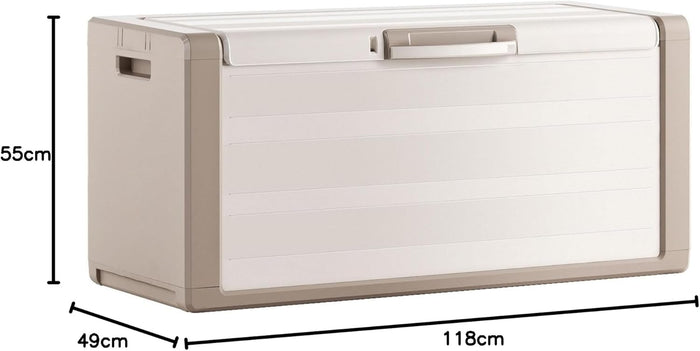 Baule portatutto in resina resistente con maniglie laterali e predisposizione lucchetto Gulliver Chest Keter