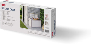 Baule portatutto in resina resistente con maniglie laterali e predisposizione lucchetto Gulliver Chest Keter