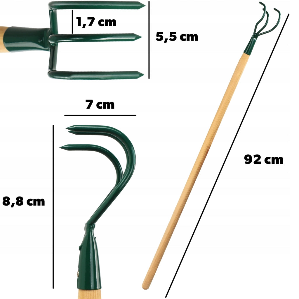 Coltivatore manuale da giardino KADAX 80 cm