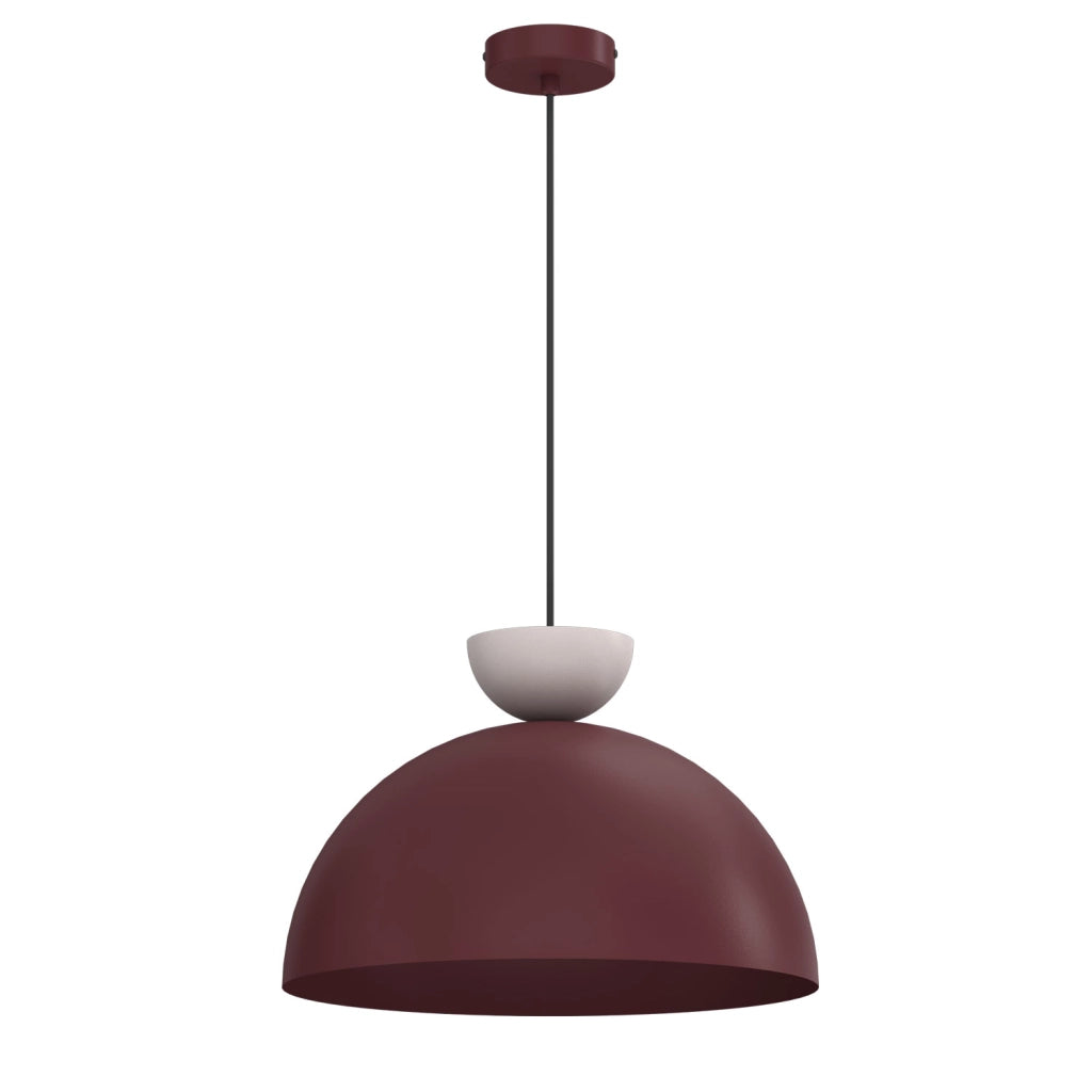 Lampada a sospensione Nevis 1xE27 bordo/cashmere 38 cm