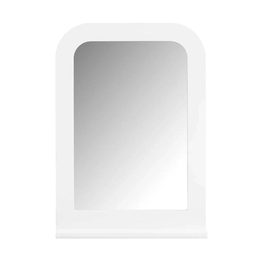 Specchio Bagno Specchio Da Parete Mensola Bagno A Muro Bianco 38x9x54cm BZR162-W