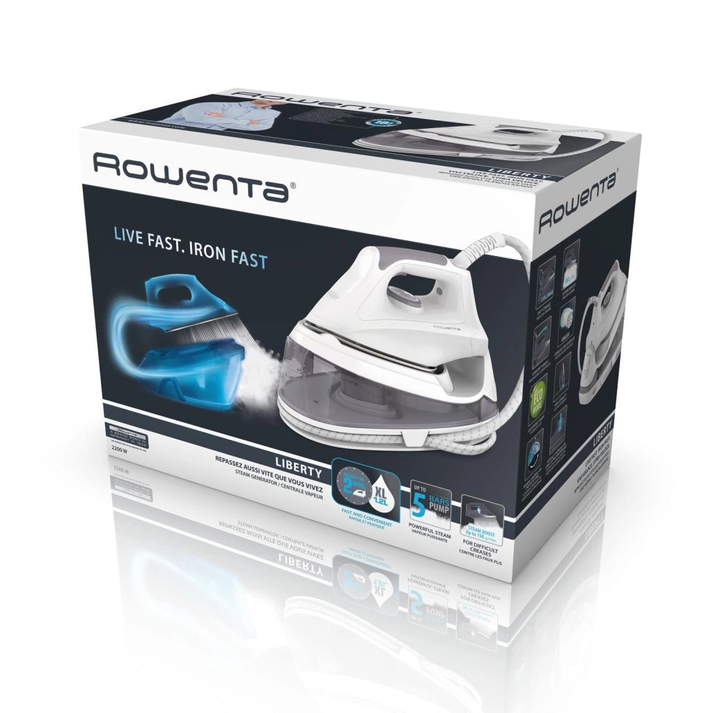 Rowenta Ferro da stiro a caldaia VR5020 LIBERTY 2200W 5 bar 1,2L Bianco