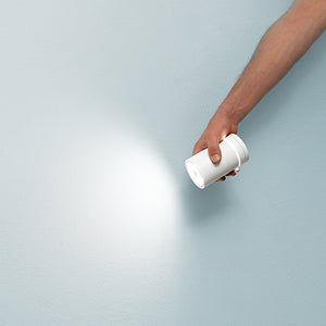 Kit Torcia Magnet Alluminio Bianco Led 2,2W 3000K