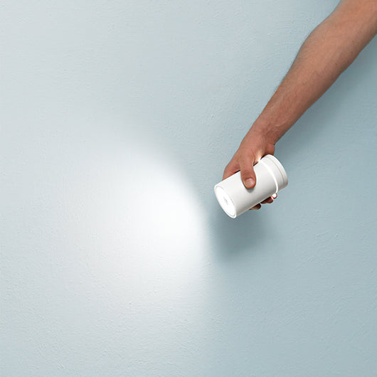 Kit Torcia Magnet Alluminio Bianco Led 2,2W 3000K