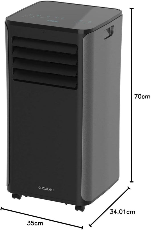 CECOTEC Condizionatore Portatile Freddo/Caldo EnergySilence Clima 9150 Potente 4 In 1 Ultrasilenzioso, 9000 BTU, 350 M³/H
