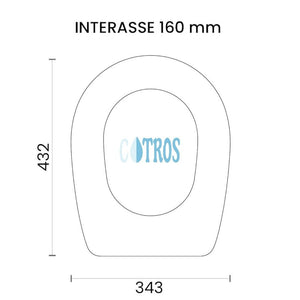 Copriwater universale liuto in legno elegante e resistente