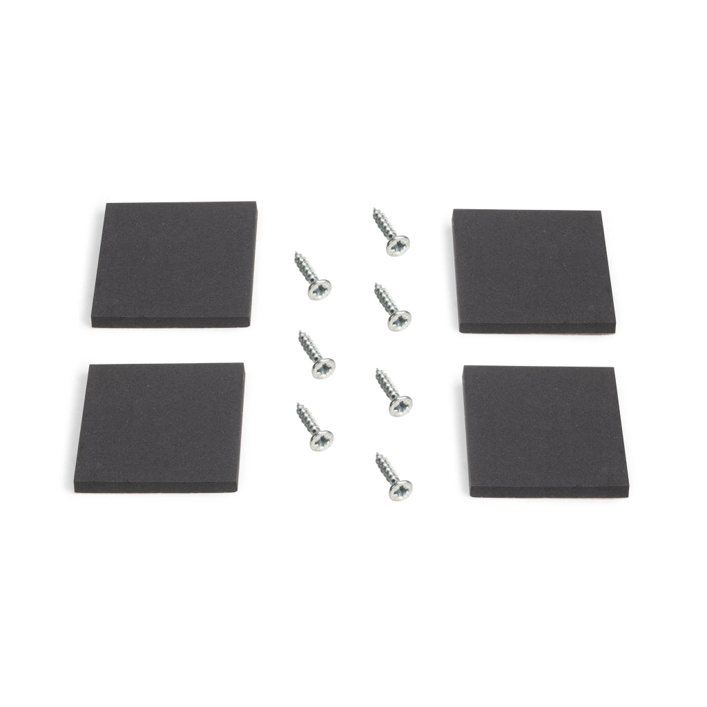 Set Gambe Cross per Tavolo H695 Verniciato Bianco Acciaio Emuca