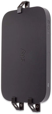 Montaggio per Sky Q Box, Box per Parete, Montaggio per Parete, Verticale, Nero, Realizzato nel Regno Unito