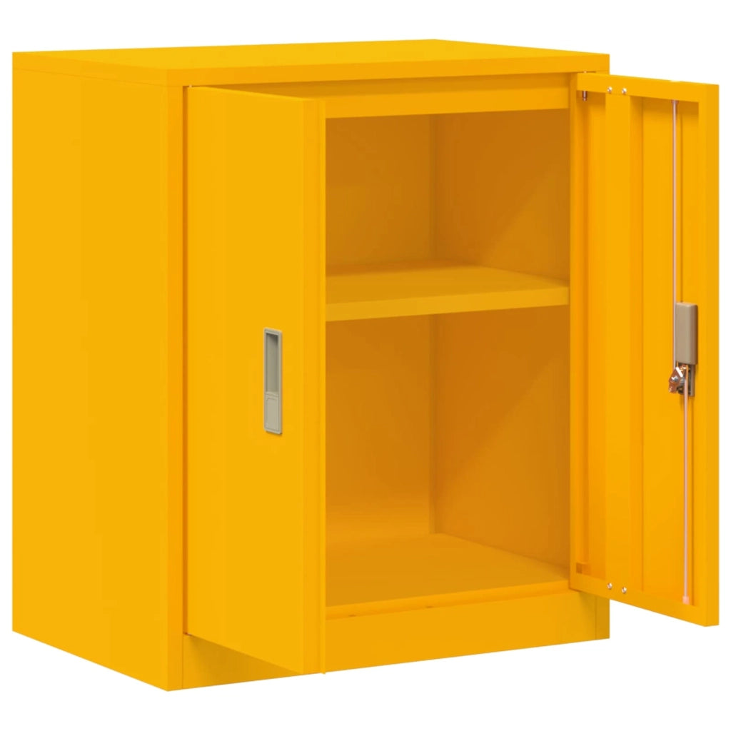 Armadio Giallo senape 60 x 40 x 70 cm Acciaio