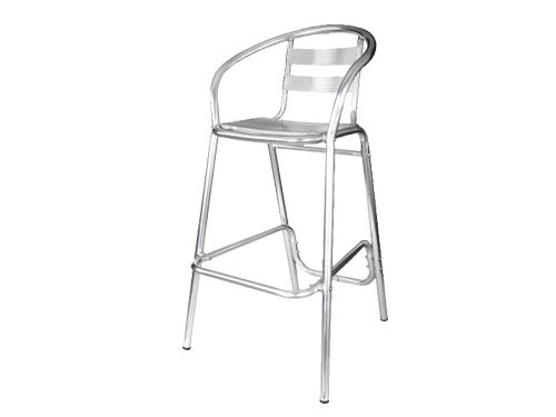SGABELLO BAR IN ALLUMINIO 52X58XH103 CM