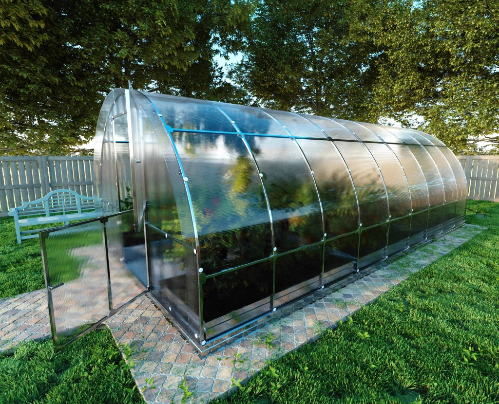 Serra da giardino KLASIKA TUBE 3 x 6 m (18 m²), 4 mm con rivestimento in policarbonato
