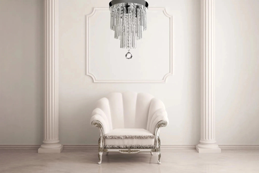 Lampada Cristallo Plafone APP787-3C