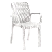 SEDIA IN POLIPROPILENE 'VERONA ARMCHAIR' bianco  - BICA