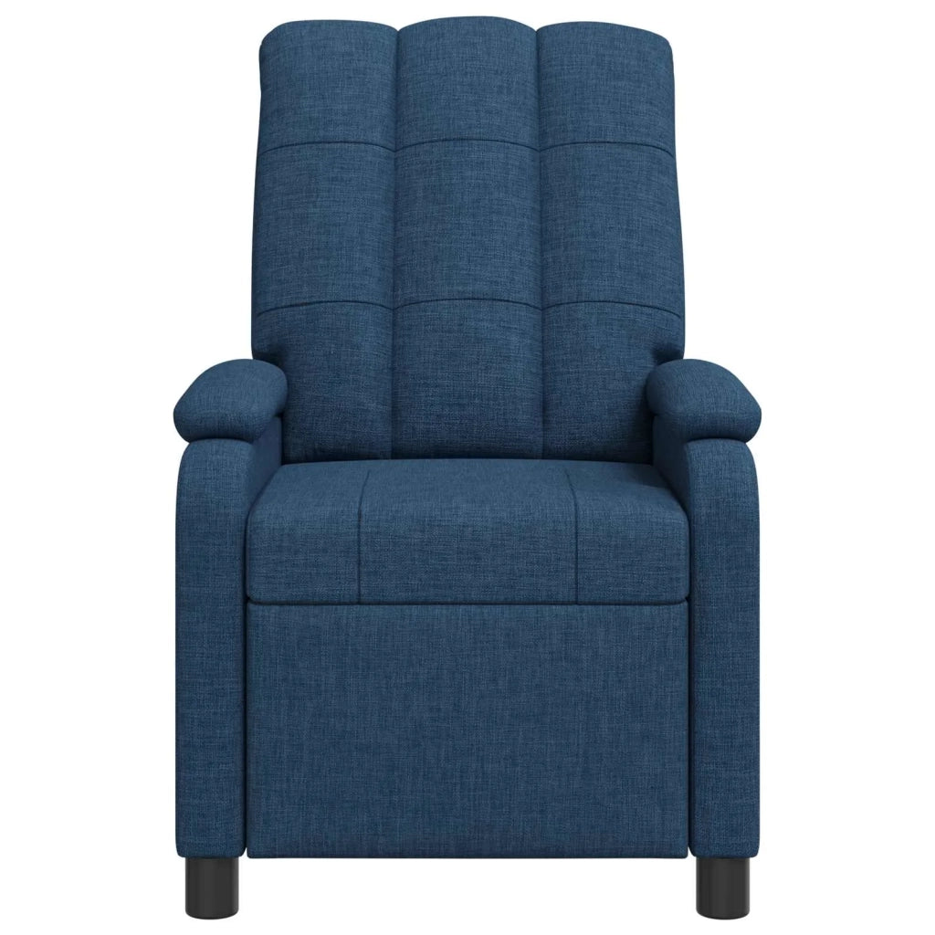 Divano Sedia-Poltrona reclinabile Blu Tessuto 385365