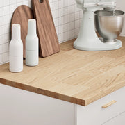 vidaXL Piano di Lavoro Cucina 100x63,5x2,7 cm Legno Massello Rovere