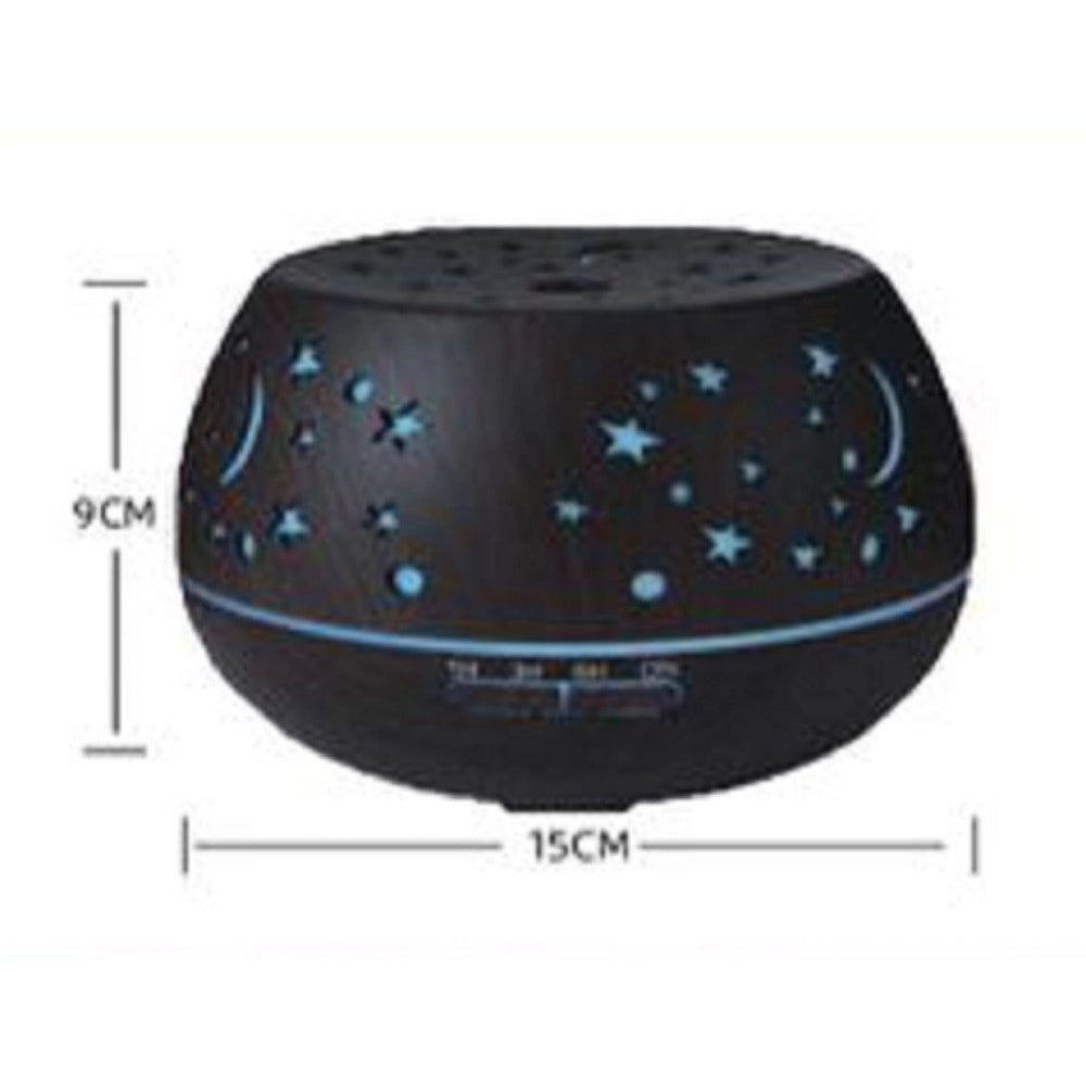 Trade Shop - Diffusore Aromi Umidificatore Ultrasuoni 500ml 8w Aromaterapia Oli Essenziali Tx-8360 -