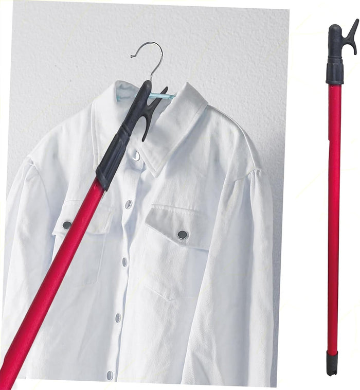 Asta appendiabiti telescopica regolabile in ferro plastificato estensibile da 85 a 160 cm Ferramenta