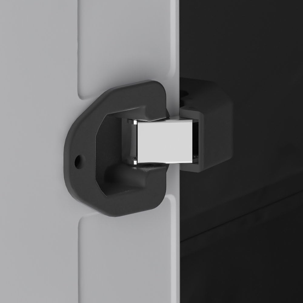 Armadio tuttoppiani Titan XL in resina con 4 ripiani regolabili colore antracite grigio Keter