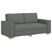 Divano | Divano da soggiorno | Sofa a 2 posti Grigio scuro 180x78x84 cm in tessuto