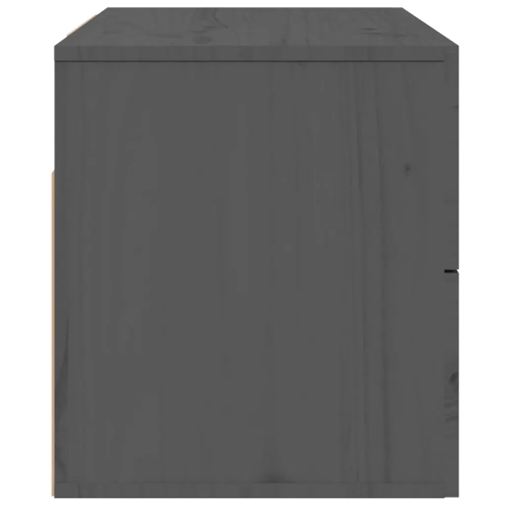 Comodini a Muro 2 pz-Set di 2 Tavolino da notte Grigio 50x36x40 cm