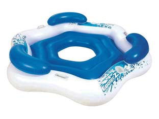 ISOLA GALLEGGIANTE CINQUE POSTI- - cm.300x287 (Art.43842) - 1 pezzi BESTWAY