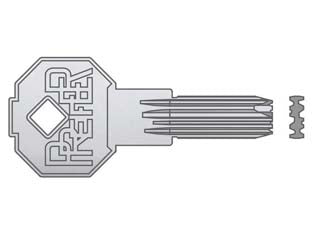 CHIAVE GREZZA PUNZONATA 7300.2- - mm.28 - 5 pezzi PREFER