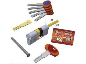 CILINDRO EUROPEO SAGOMATO EVOK64 TOP PER POMOLO- - mm.31x36 (363BQCS3136115) - 1 pezzi SECUREMME