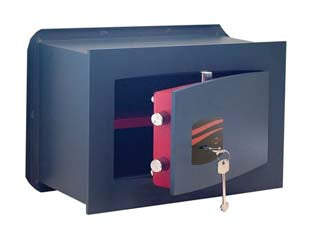 CASSAFORTE A MURO CON CHIAVE DOPPIA MAPPA 1800- - mm.310x150x210h. Kg.11 (1801) 2 catenacci - 1 pezzi STARK