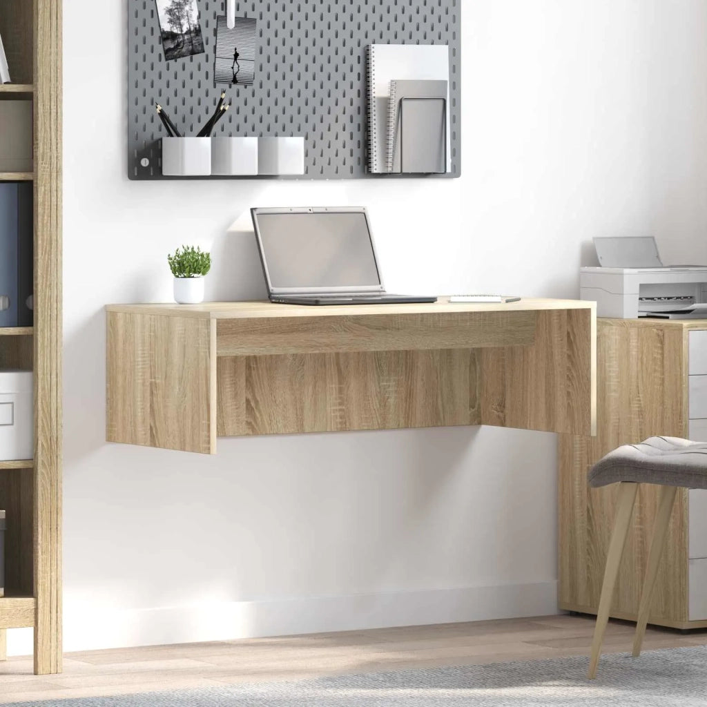Scrivania a parete Rovere Sonoma 100 x 45 x 30 cm