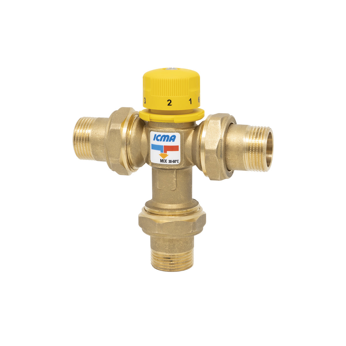 MISCELATORE TERMOSTATICO S100 PER IMPIANTI SOLARI  1/2 - 1 pezzi - ICMA