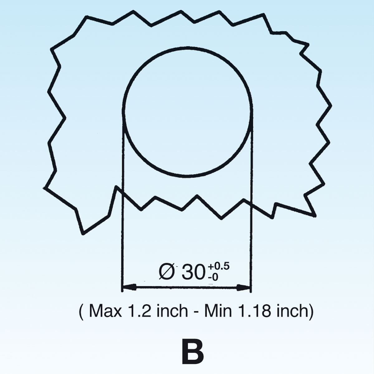 PILETTA BASKET PER LAVELLI CTP TONDO DM.90 - 11/2 - 1 pezzi - LIRA