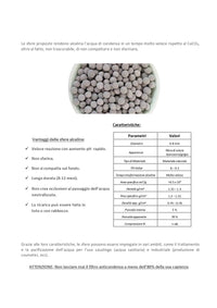 Ricarica monodose da 100 g con sfere alcaline per neutralizzatore di condensa acida per caldaie DH