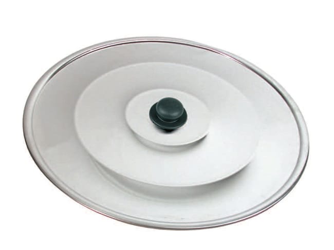 Coperchio in alluminio per caldare diametro 36 cm con pomolo resistente