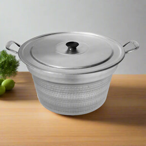 Coperchio in alluminio per caldare diametro 36 cm con pomolo resistente