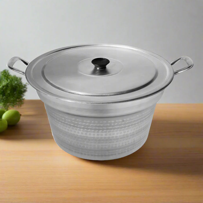 Coperchio in alluminio per caldare diametro 36 cm con pomolo resistente