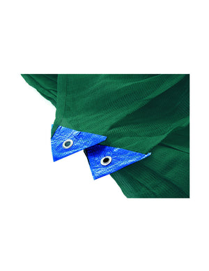 Rete raccolta olive leggera antispina in teli misura 6x6 metri con taglio a metà con occhielli T-Rex