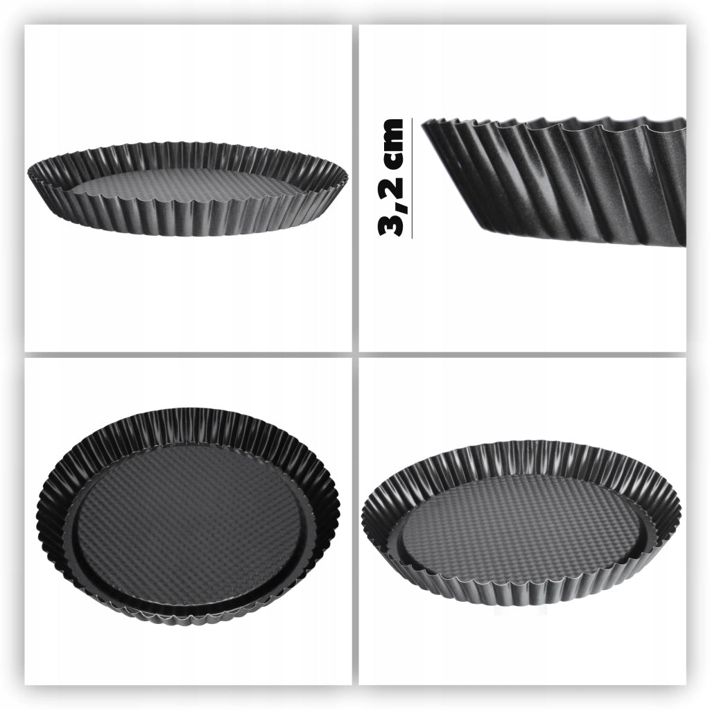 Teglia rotonda antiaderente per crostate KADAX, 28 cm