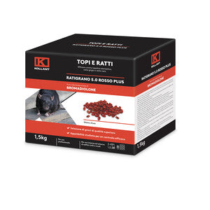 ESCA TOPICIDA IN GRANO RATIBROM 5.0 CF 3BS DA 500G- 1,0 pz