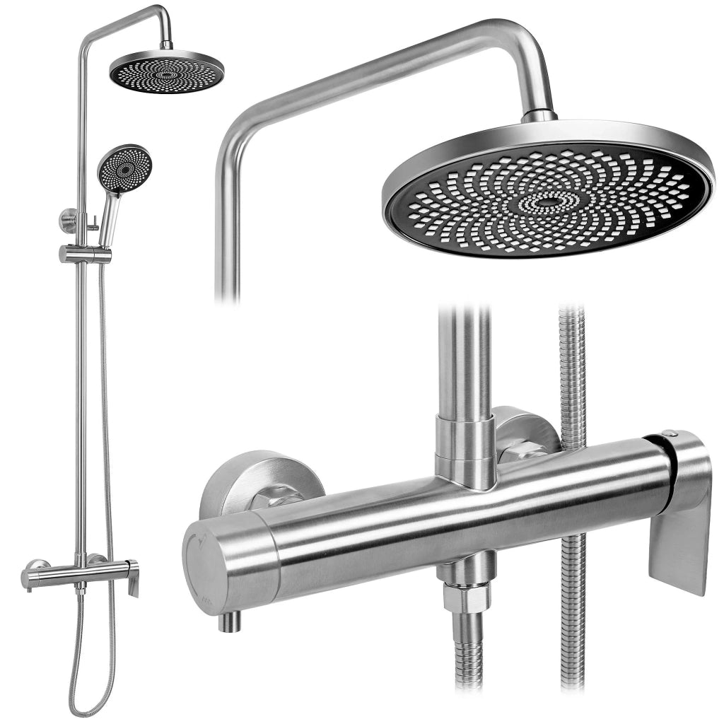 Set Doccia Rea Hunter Brush Nickel