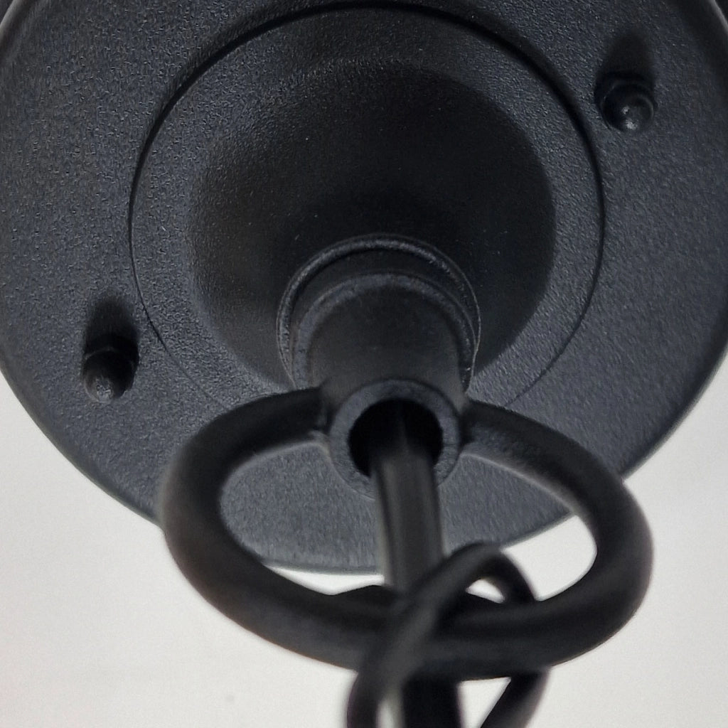 Lampada a sospensione esterna nera E27 60W Parish Elstead